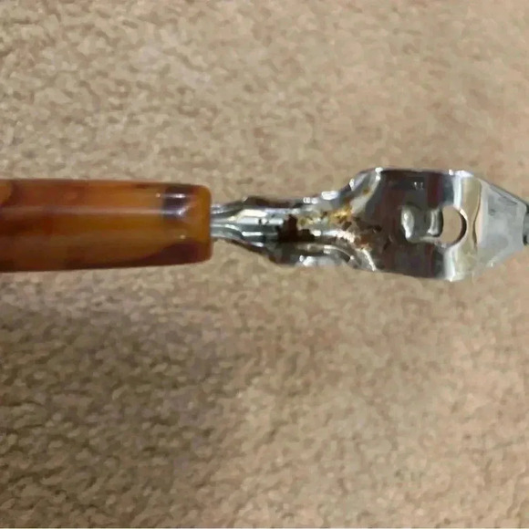 Vintage Marbleized Bakelite Bottle Opener - Picture 5 of 10